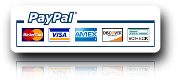 Secure PayPal payment. You can order with your VISA, MasterCard or American Express (AMEX).
