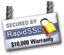 256 bit SSL Security Powered By RapidSSL